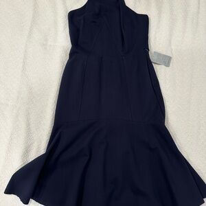 Elegant Black Halter Dress